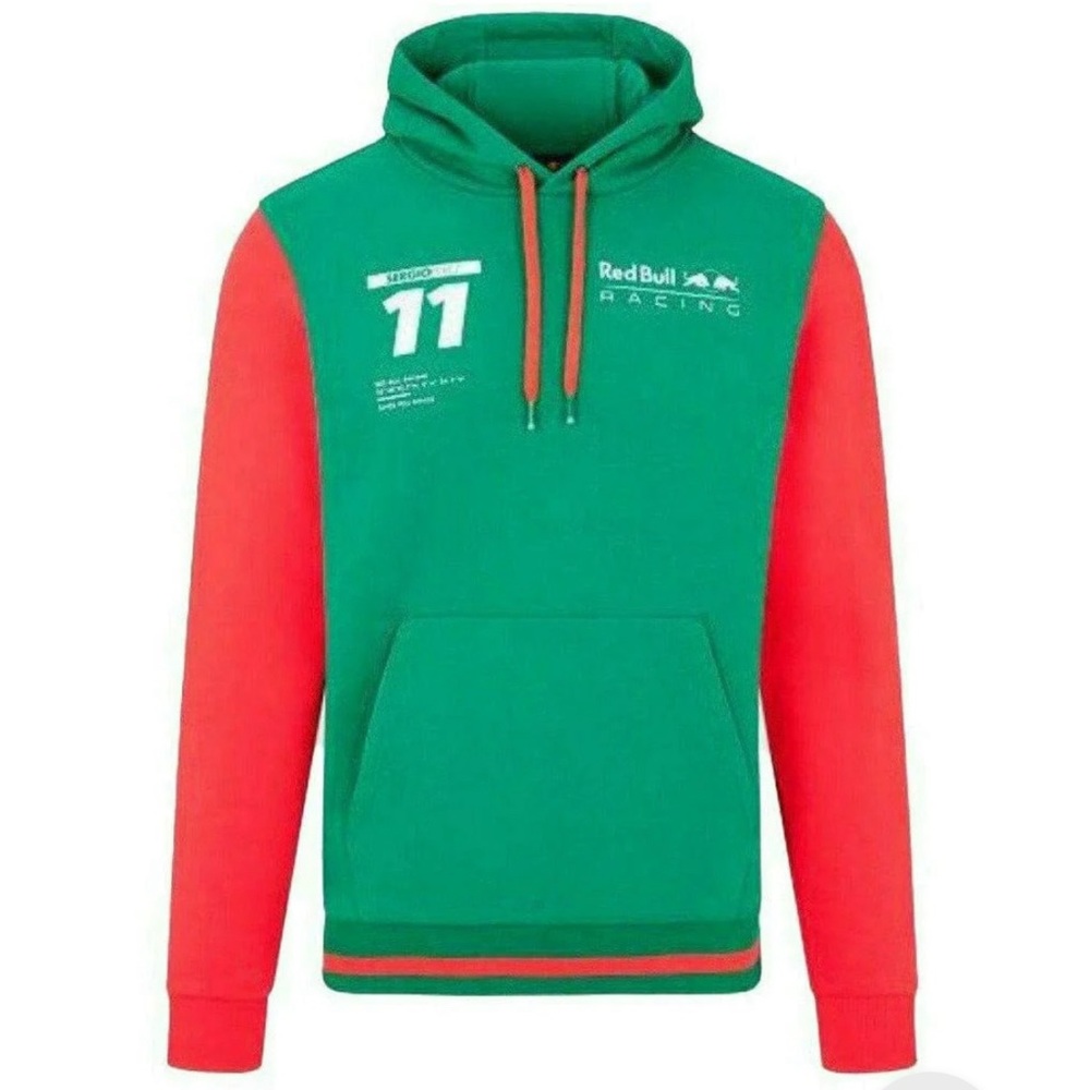 Red Bull Racing F1 Sergio Perez Hooded Sweatshirt-Green